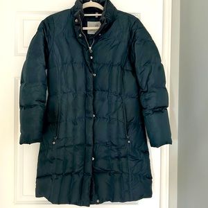 Eddie Bauer goose down 3/4 length coat